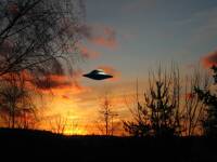 UFOn lento (kuvaa manipuloitu)