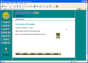 MVnetin 2. versio HTML-muodossa