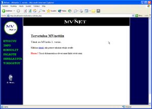 MVnetin 3. versio HTML-muodossa