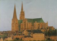 Ranskan Chartres'n goottilainen katedraali